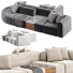 Sofa Neri Hu Evolves Joseph Hoffmans Iconic - babarikograf
