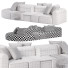 Sofa Neri Hu Evolves Joseph Hoffmans Iconic - babarikograf