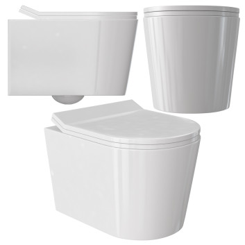Унітаз Harbour Acclaim Rimless Wall Hung 3D модель