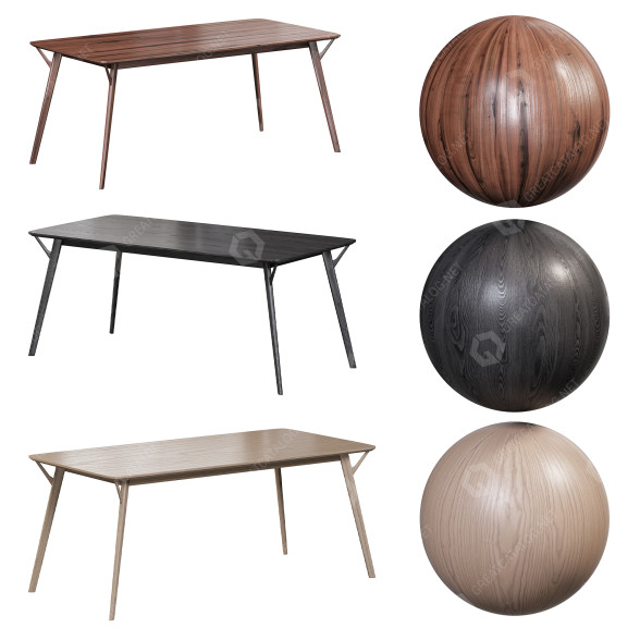 Стол AllModern Evanston 36 3D модель