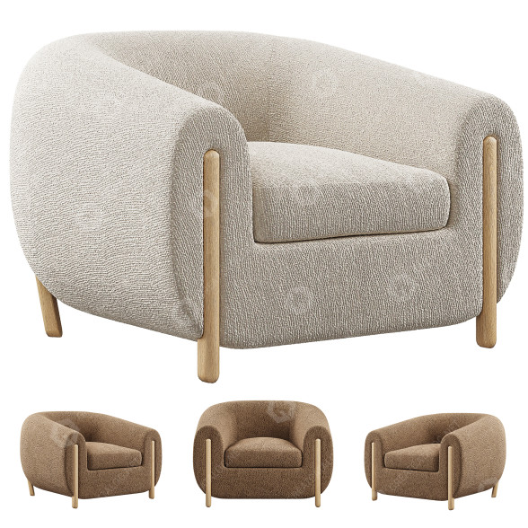Fauteuil Four Hands Lyra modèle 3D