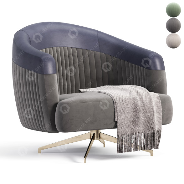 Armchair Aracıkan Mobilya Versace Aracian 3D model