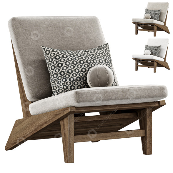 Armchair Kernel Furniture 105° Lounge 3D model