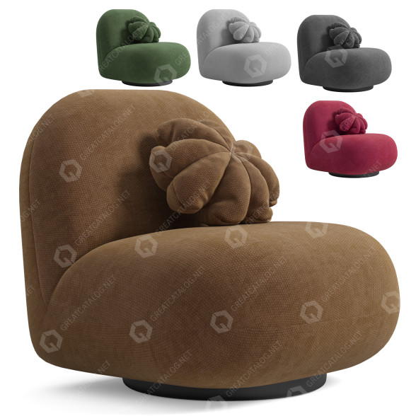 Armchair Larry 3D model
