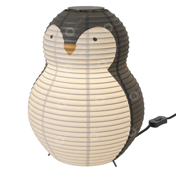 Настільнa лампа H&M Rice Paper Penguin 3D модель