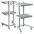 Bandeja de servicio móvil Minerva Beauty Kato - 3drj