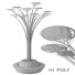 Вуличний ліхтар з лавкою Artemide Solar Tree 2nd Generation - 3drj
