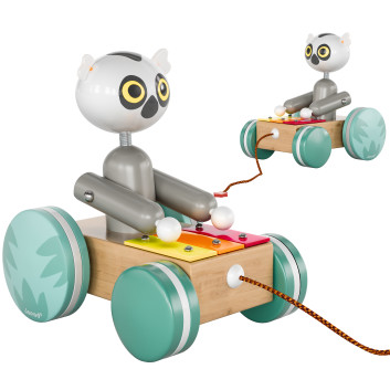 Іграшка Janod Tropik Pullalong Lemur Xylophone 3D модель
