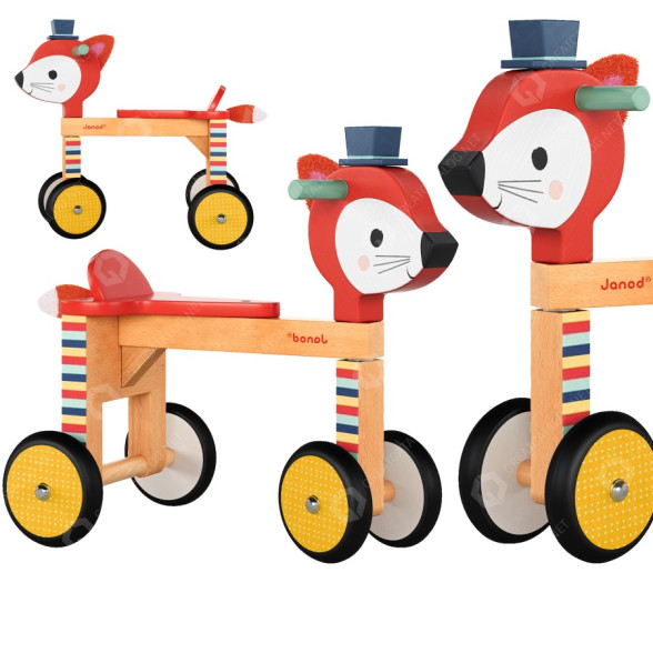 Іграшка Janod Baby Forest Fox Ride On 3D модель
