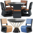 Table and Chairs Innovative Interior Design Migarden and Tempo Arkine - Theorema