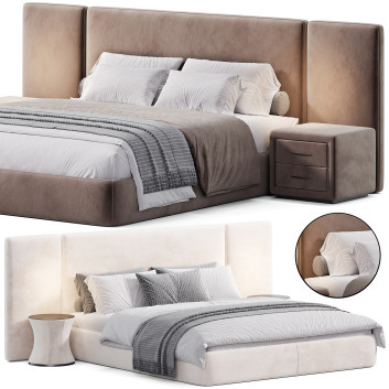 Camas y Mesitas de Noche The High Wall Tusker Modelo 3D