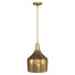 Lampa wisząca Uptown Natural Brass One-Light - Ginex