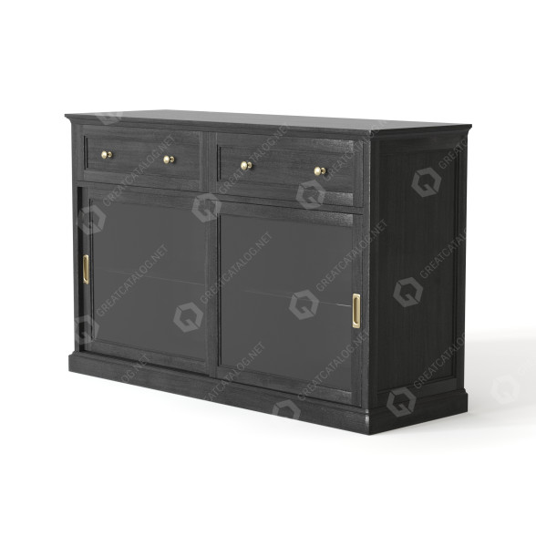 Dresser IKEA Malsjo 3D model