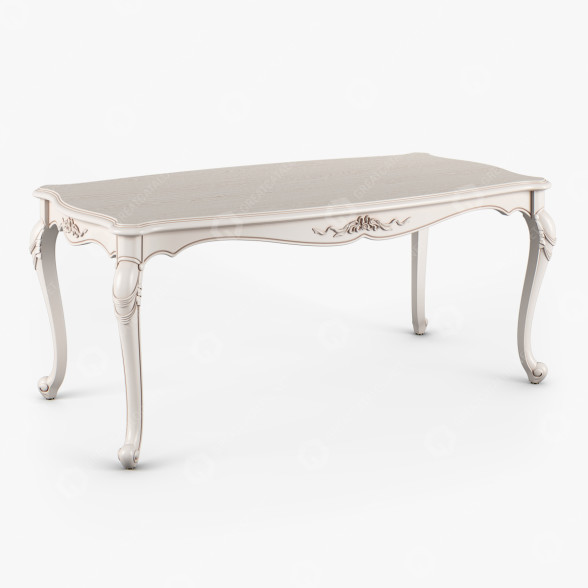 Mesa Carpenter Long Dining Modelo 3D