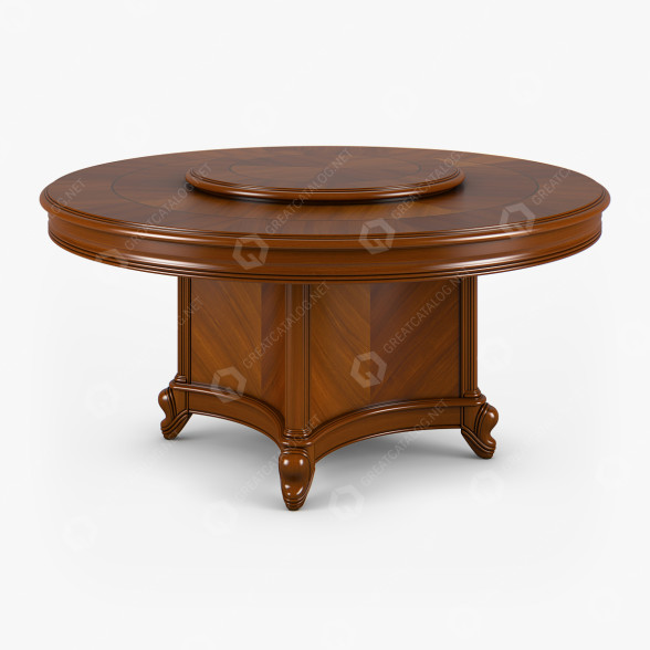 Mesa Carpenter Round Dining Modelo 3D