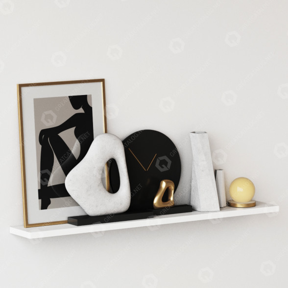 Декор Set 3D модель