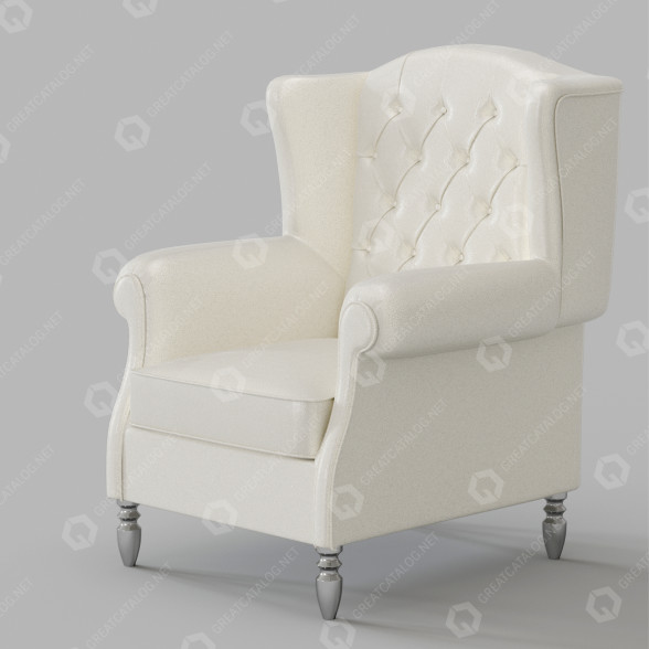 Sessel DV Homecollection Avery Bergere 3D-Modell