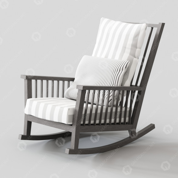 Mecedora Gervasoni Gray 09 Modelo 3D