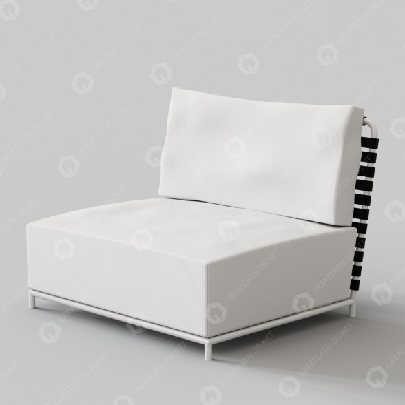 Fotel Gervasoni InOut 806 model 3D