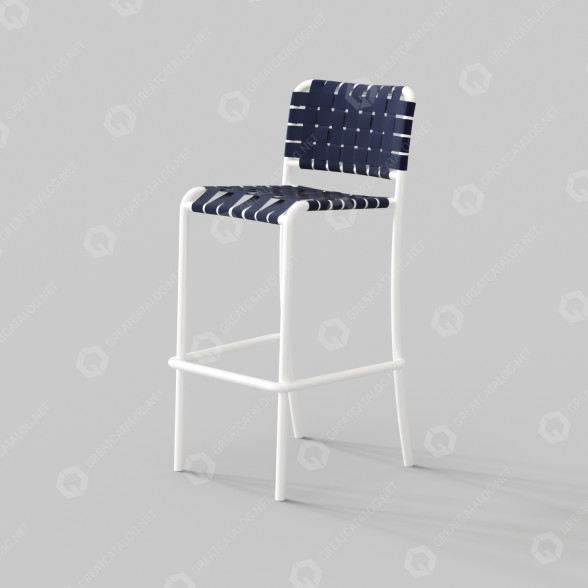 Barhocker Gervasoni InOut 828 3D-Modell