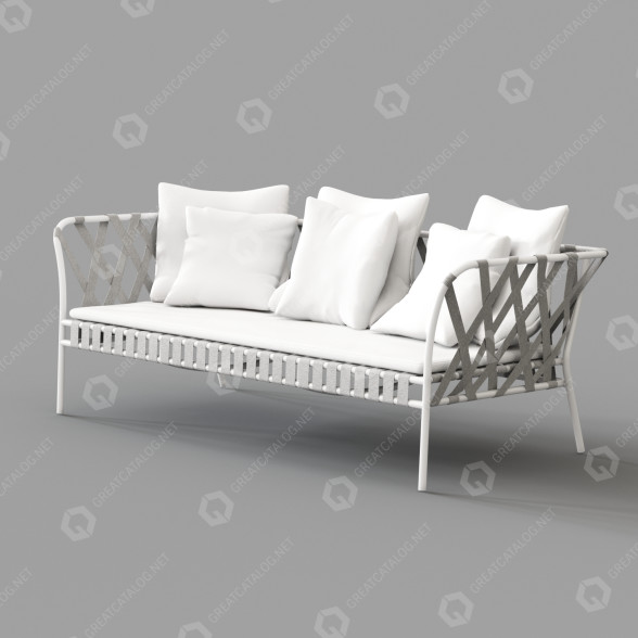 Sofa Gervasoni InOut 853 3D-Modell