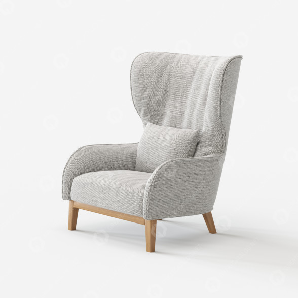 Sessel De Padova Bergere 19 3D-Modell