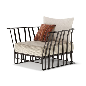Крісло Roberti Rattan Hamptons Graphics Art.9731
