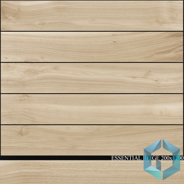 Płytka Ariana Ceramica Essential Beige 200x1200 model 3D