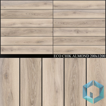 Płytka ABK Eco Chik Almond Model 3D