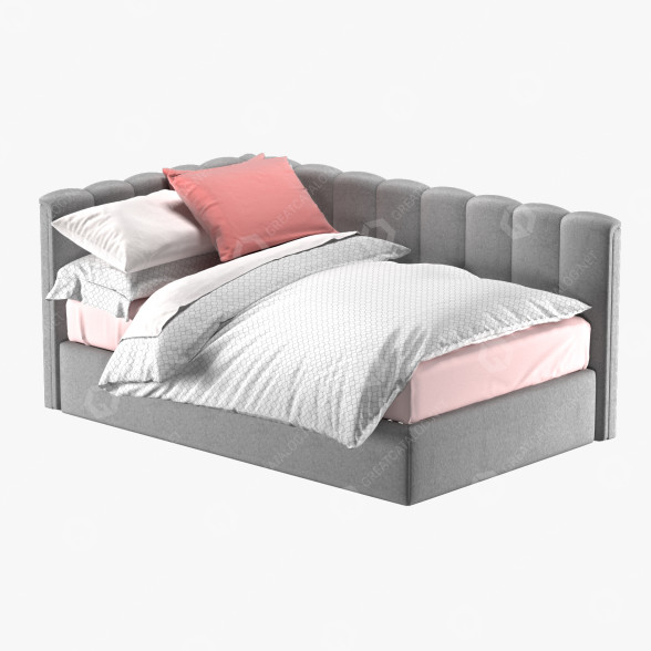Bed Woodsoft Valencia 3D model