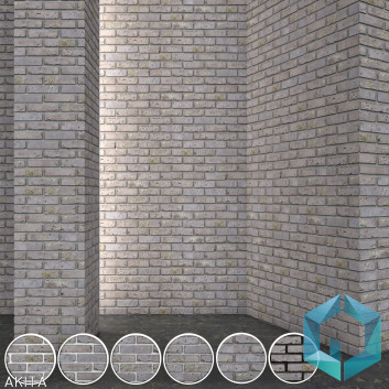 Цегла Vandersanden Akita 3D модель