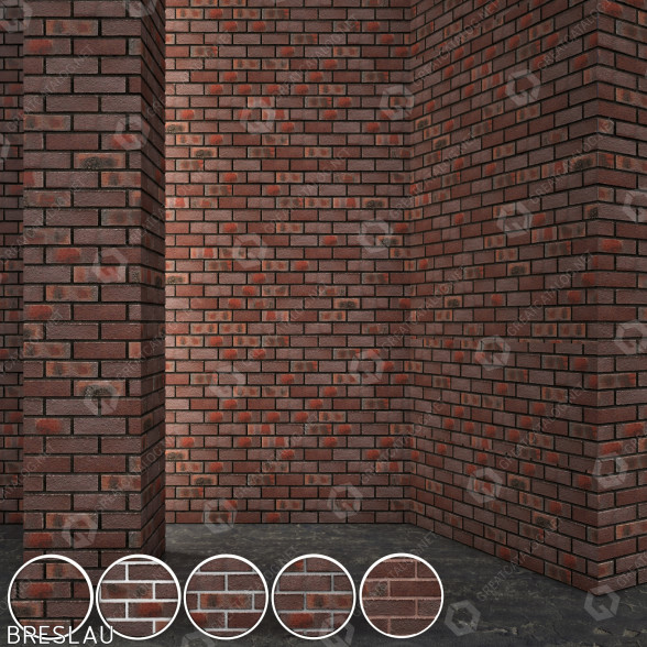 Цегла Vandersanden Breslau 3D модель
