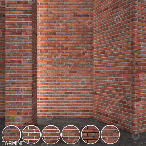Цегла Vandersanden Carmine 3D модель