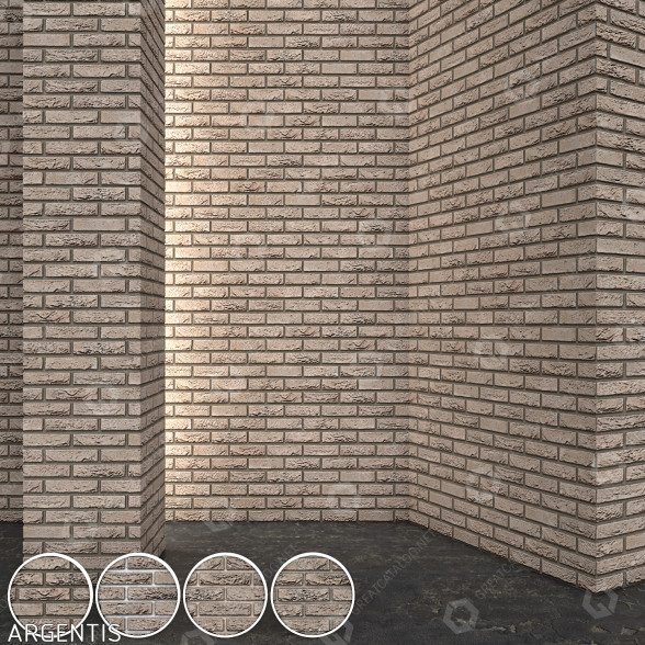 Brique Vandersanden Argentis modèle 3D