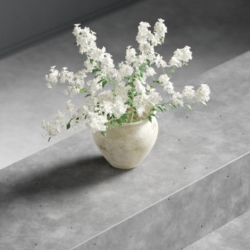Bukiet Flowers in Pot