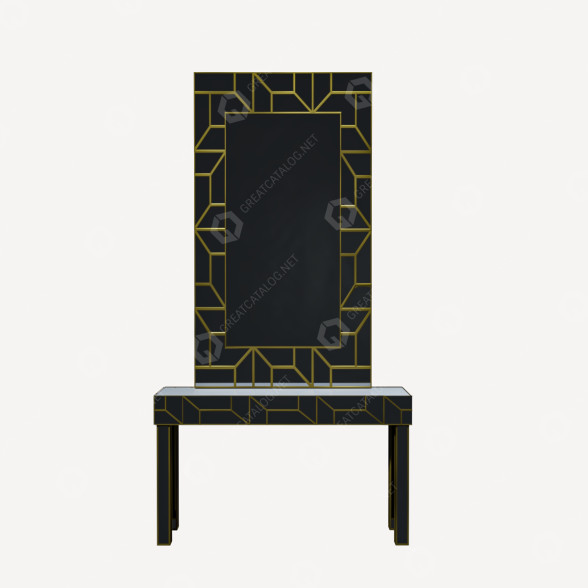 Tocador Console and Mirror Modelo 3D