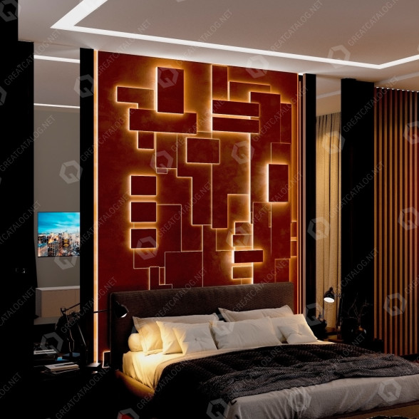 Panel de pared Decorative for Interior Modelo 3D