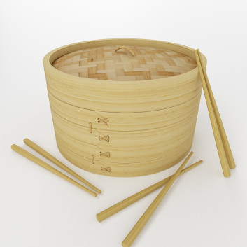 Пароварка Bamboo 3D модель