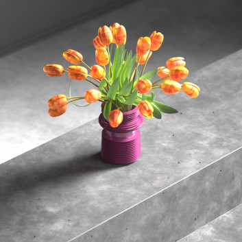 Ramo Tulipán en jarrón