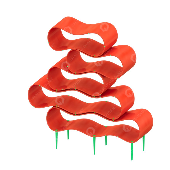 Gestell Shelf 3D-Modell