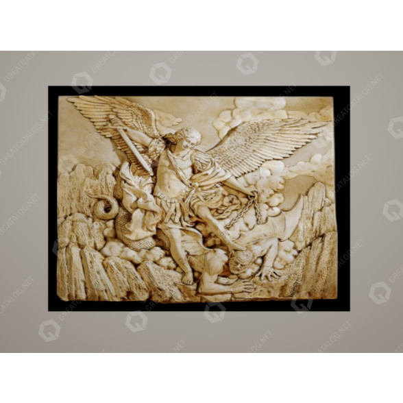 Panel Archangel Michael modèle 3D