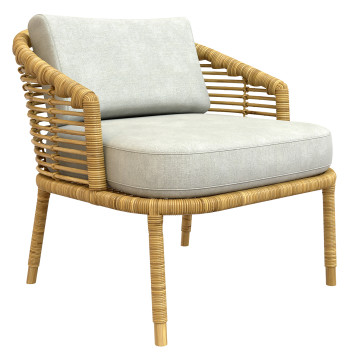 Fauteuil  Sense Lounge Indoor Cane Line Modèle 3D