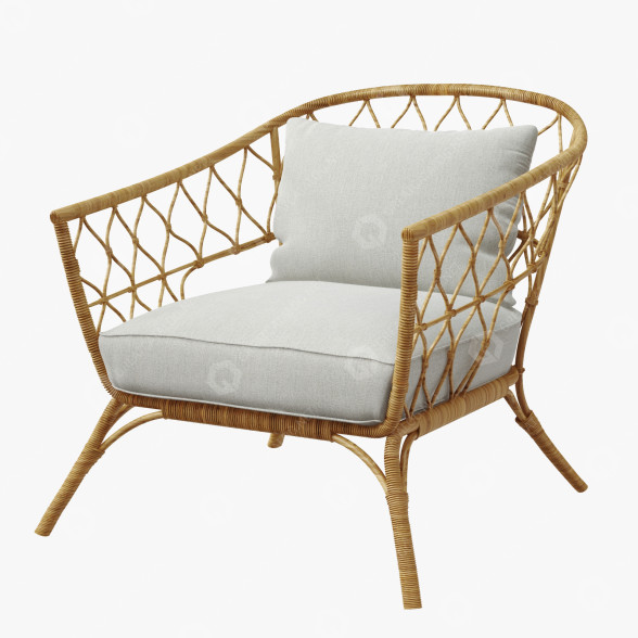 Sessel IKEA Stockholm 2017 3D-Modell