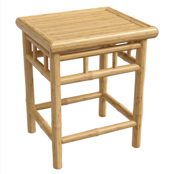 Табурет Bamboo Wicker Wooden Quad