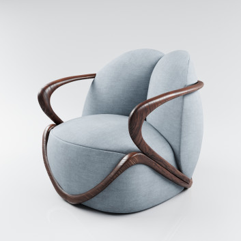 Sessel  Swivel chair 3D-Modell