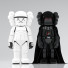 Статуэтки Kaws Stormtrooper Darth Vader - carrotshepard