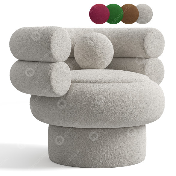 Armchair Soho Home Rolland 3D model