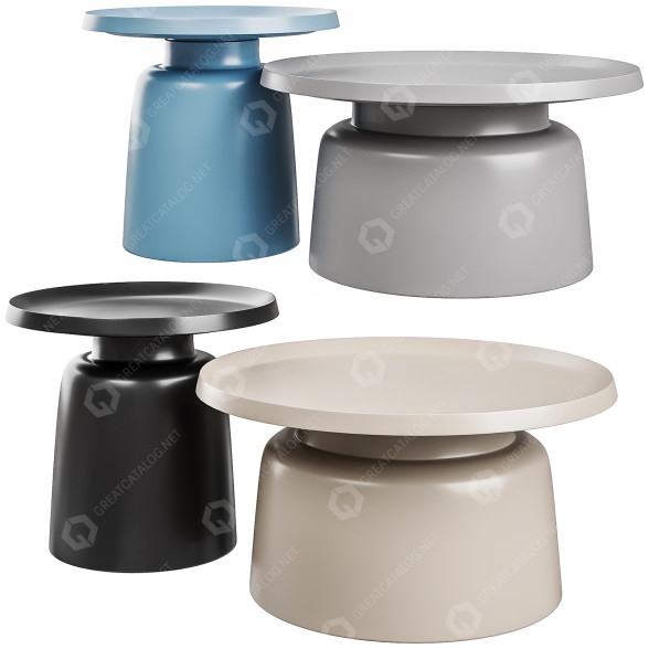 Tables basses Martini modèle 3D