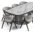 Table and Chairs Bonaldo Luna Bianca and Remo - Jasurbek