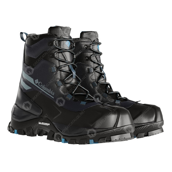 Взуття Columbia Men's Boots Black 3D модель